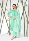 Saheli By Alok Jam Cotton Embroidery Dress Material